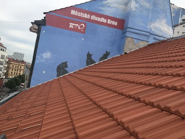 Krov Městské divadlo Brno