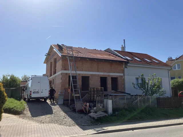 Nová střecha rodinného domu Jehnice