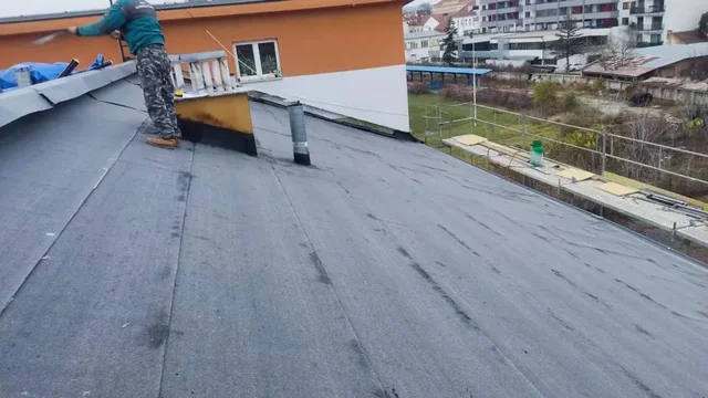 Střecha bytový dům Brno Židenice